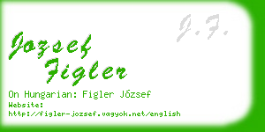 jozsef figler business card